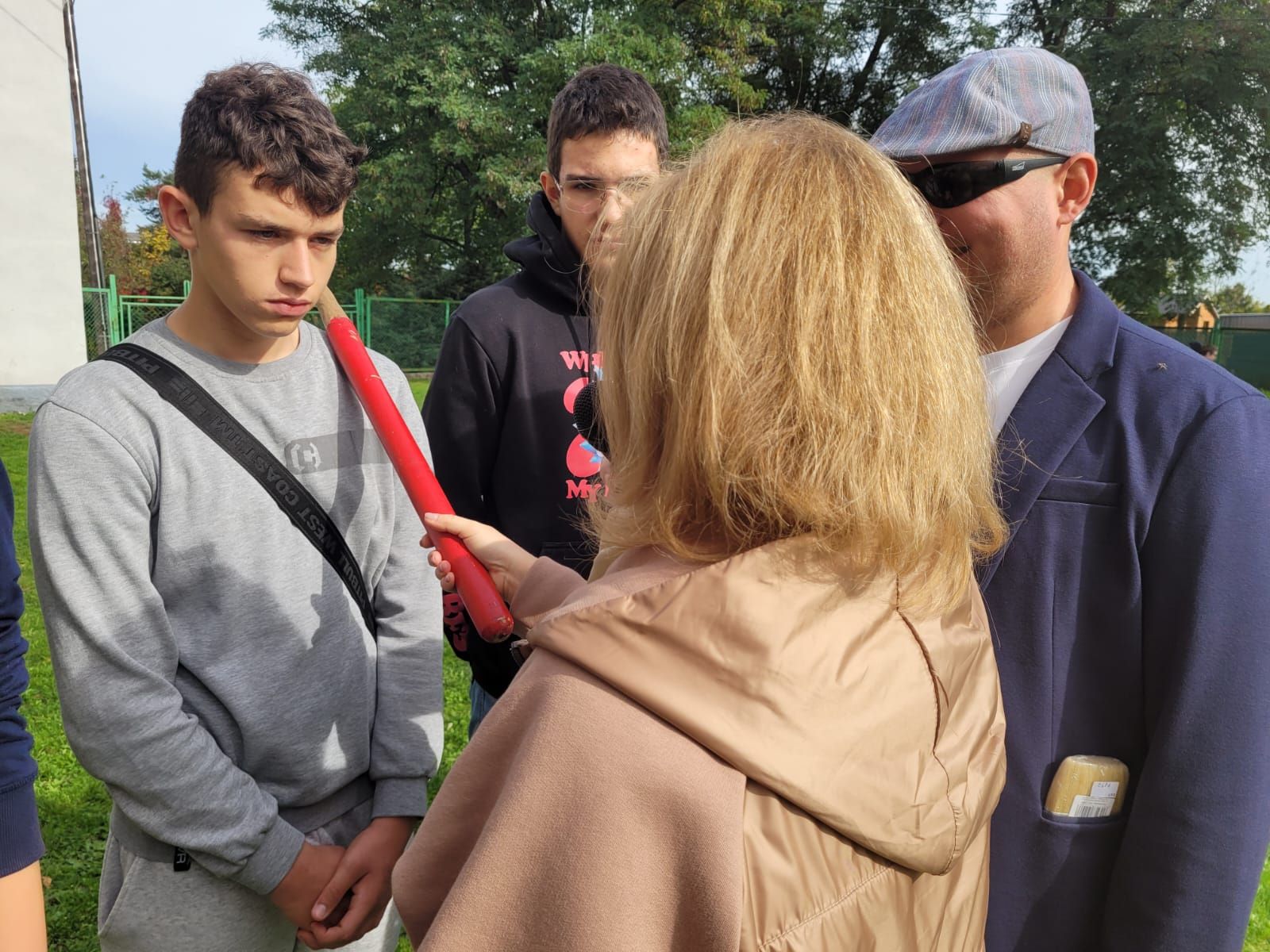 Pasowanie na ucznia w SOSW Grodk&oacute;w